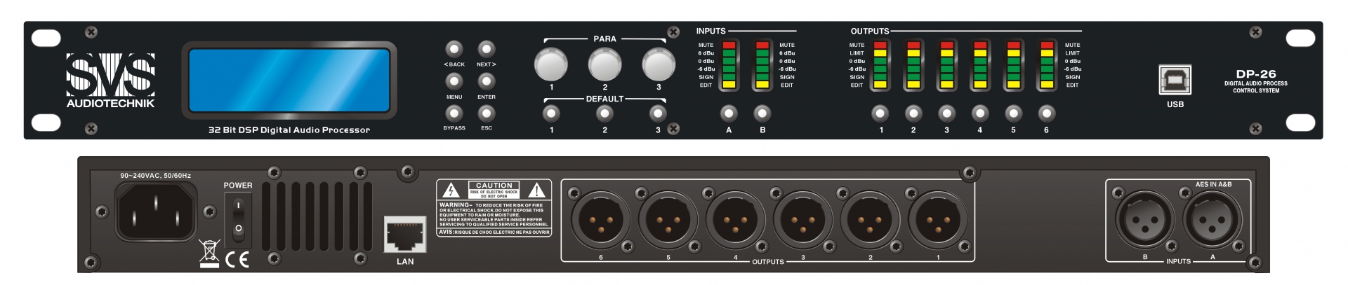 SVS Audiotechnik DP-26 Цифровой процессор: 2 входа 6 выходов в Холмске