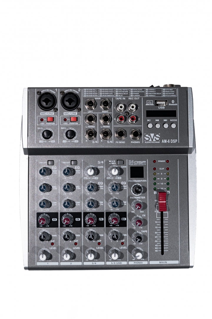 SVS Audiotechnik mixers AM-6 DSP Микшерный пульт аналоговый, 6-канальный SVS Audiotechnik mixers в Холмске