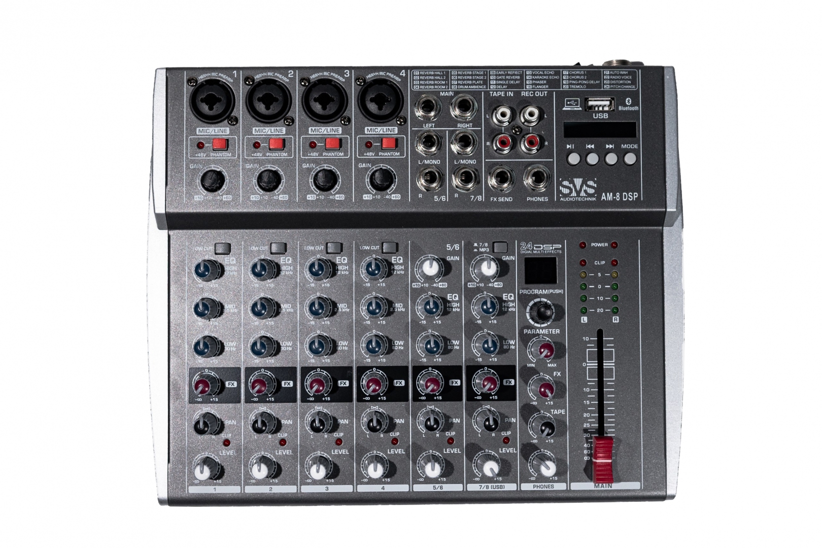 SVS Audiotechnik mixers AM-8 DSP Микшерный пульт аналоговый, 8-канальный в Холмске